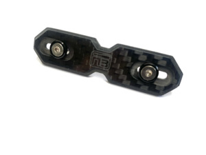 NathoBuilds: Carbon 1/8th Rear Wing Button V2 - One Piece