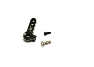NathoBuilds: Aluminium Clamping Servo Horn 2 Hole 25T (Black)