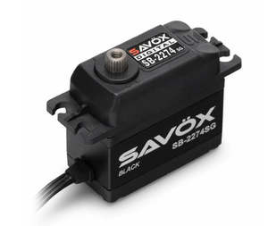 Servos: SAVOX HV STD size 30kg/cm, Digital Brushless Motor Servo, 0.07sec, 8.4V, 69g, 40.3x20.2x38.5mm