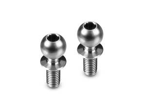HUDY TITANIUM BALL STUD D=5.4 / L=10 / S=4.5 / 2MM HEX (2)