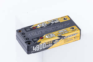 Lipo Batteries: SUNPADOW 4800mAh LiHV LCG Shorty 7.6V-2S1P-160C
