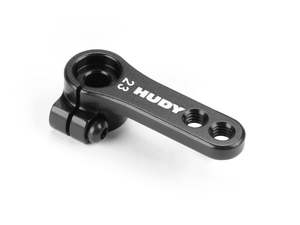 HUDY ALU CLAMP SERVO HORN - KO PROPO, SANWA - OFFSET - 2-HOLE - M3 - 23T