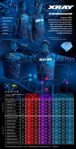 Apparel: XRAY HIGH-PERFORMANCE JUNIOR WINDBREAKER (XXL)