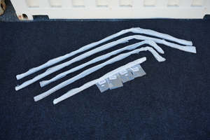 Landcruiser 60 series gutter chrome trim set *NEW