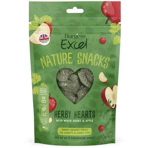 Burgess: Burgess Excel Nature Snacks - Herby Hearts