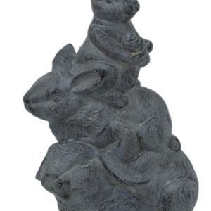 Rabbit Family Statue