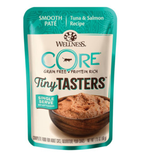 Wellness Core Tiny Tasters Tuna and Salmon Pate for cats 50g x12
