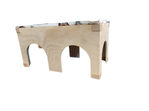 Rabbit Enrichment Toys: The Bunny Corner ( House ) Assorted Designs & Parts Commission Based