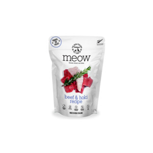 Cat Food Treats: Meow Beef & Hoki 100g