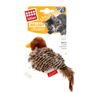 Cat Enrichment: GIGWI MELODY CHASER CAT TOY BIRD