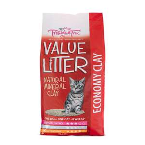 Cat Health Grooming: Trouble & Trix Value Litter 7L