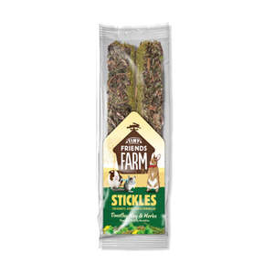 Chinchilla Treats: TINY FRIENDS FARMS - STICKLES TIMOTHY HAY & HERB (2 PACK)