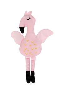 Yours Droolly Recyclies Dog Toy - Flamingo