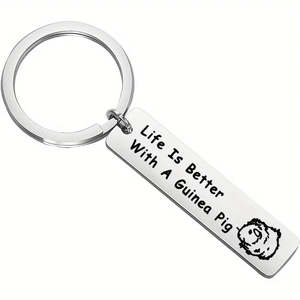 Guinea Pig Collection: Life Is Better With A Guinea Pig Key Chain