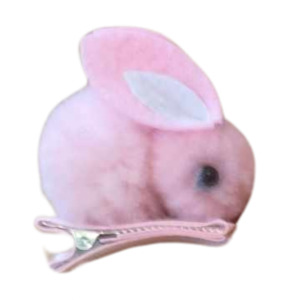 Bunny Hair Clip Assorted x1 Single