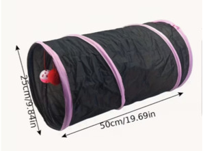 Short Tunnel Black & Pink