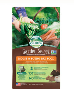Rats Mice Pellets Treats: Oxbow Garden Select Mouse & Young Rat Food 0.91kg
