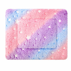 Plush Mat Star Pink 25cm x 30cm