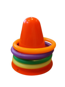 Bird Enrichment: Rabbit Cone Stacker Toy