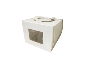 Products: Window Paper Cake Box with Handle