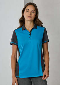 Products: Womens Dart Short Sleeve Polo P419LS