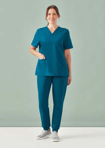 Healthcare: Womens Pulse V-Neck Scrub Top CU543LS