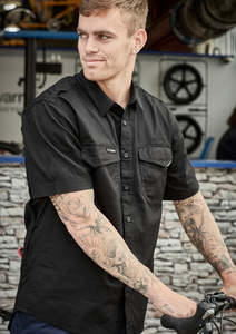Mens Rugged Cooling Short Sleeve Shirt ZW405