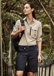 Pants Shorts: Womens Rugged Cooling Vented Short ZS704