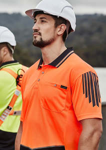 Ho Vis Polos: Mens Hi Vis Flux Short Sleeve Polo ZH315