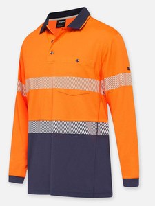 Ho Vis Polos: Workcool Hi-Vis Reflective Long Sleeve Polo