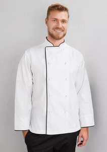 Mens: Mens Al Dente Long Sleeve Chef Jacket CH230ML