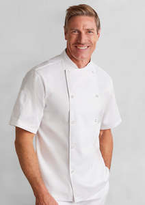 Mens: Mens Zest Short Sleeve Chef Jacket CH232MS