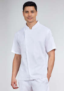 Mens Alfresco Short Sleeve Chef Jacket CH330MS