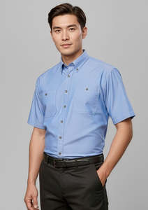 Chambray Short Sleeve Shirt