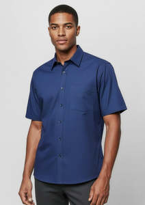 Shorts: Micro Check Short Sleeve Shirt