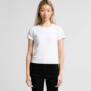 Women's Organic Rib Tee 4092G
