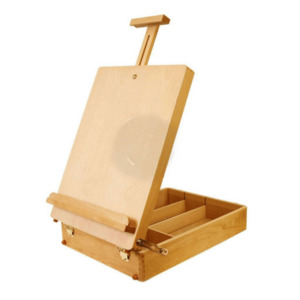 Adjustable Wood Table Sketchbox Easel