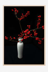 Dark And Moody Blooms: Red Wabi-Sabi