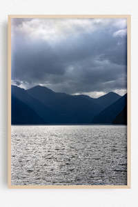 Travel Wall Art: Silver Path Through the Dark Water