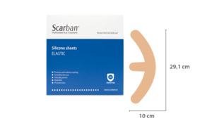 Scarban Elastic Silicone Scar Sheeting - Mamma Anchor Pkt 2