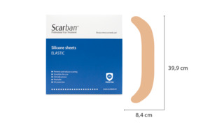 Scarban Elastic Silicone Scar Sheeting - Abdominal Pkt 1
