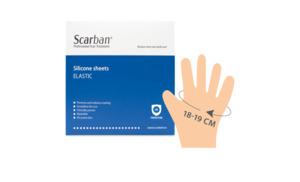 Scarban Silicone Hand Care Glove with Fingers