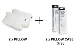 Blackroll Recovery Pillow Duo Pack | 2 x Memory Foam Pillows + Cases