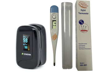 Kit, Monitoring #2 - Thermometer Digital & Pulse Oximeter A5