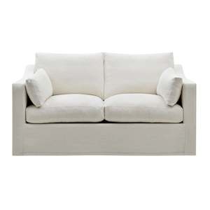 Sofas: Clovelly Hamptons 2 Seat Sofa Ivory