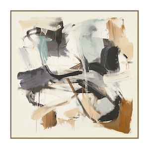 Wall Decor Best Sellers: Paloma A Oak Framed Canvas  120cm x 120cm