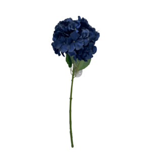Large Ball Hydrangea Stems - Navy