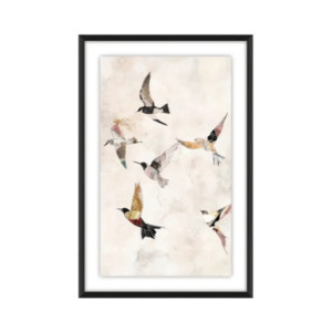 New Arrivals: Patchwork Skies Canvas Part B  w/Black Frame