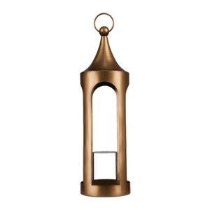 New Arrivals: Large Brushed Gold Lantern