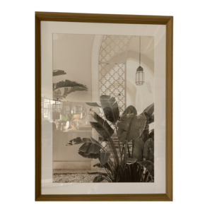 Wall Decor Best Sellers: Havana B Glass Framed Art - Natural 80 x 60